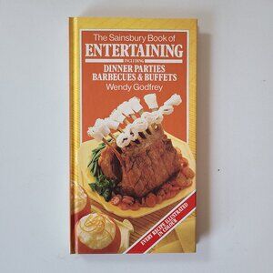 5/$12 Vintage Cookbook Sainsbury Entertaining Godfrey British Recipes 1983